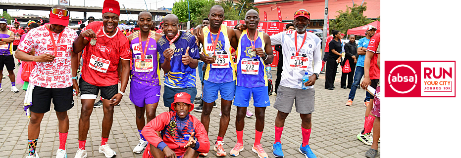 Absa RUN YOUR CITY JOBURG 10K 2025 banner